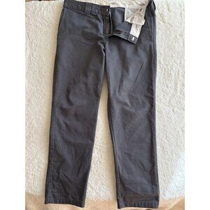 Dickies Slim Taper Chino Pants Gray 36Wx32L